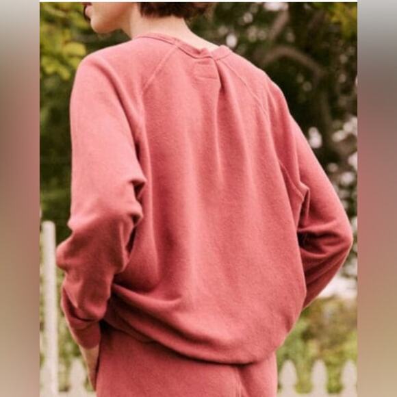 THE GREAT. Red Crew Neck Sweater - Picture 2 of 10